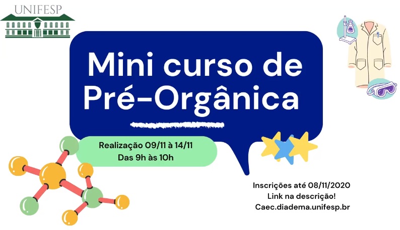 Banner Mini Curso de Organica