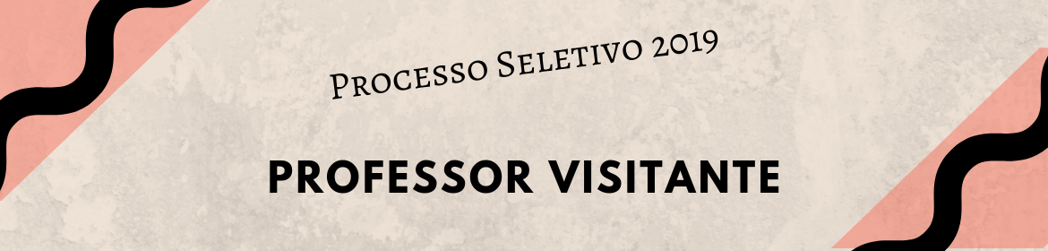 Processo Seletivo professor visitante