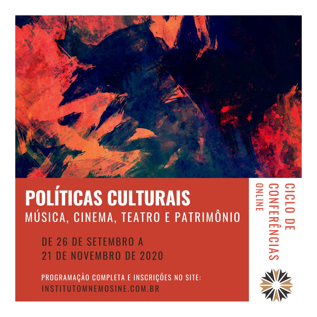 flyer Ciclo Políticas culturais