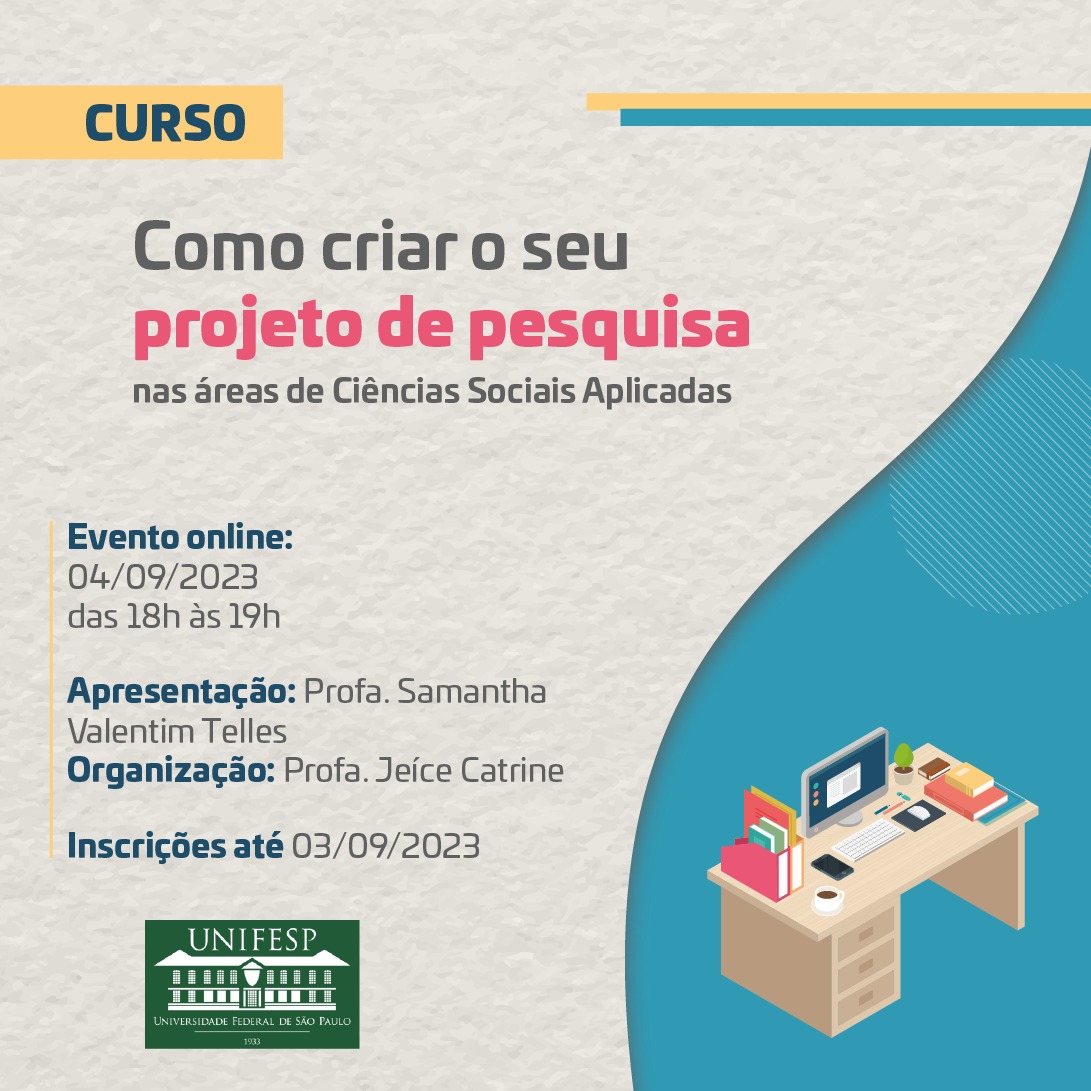 Como criar o seu projeto de pesquisa nas áreas de Ciências Sociais Aplicadas