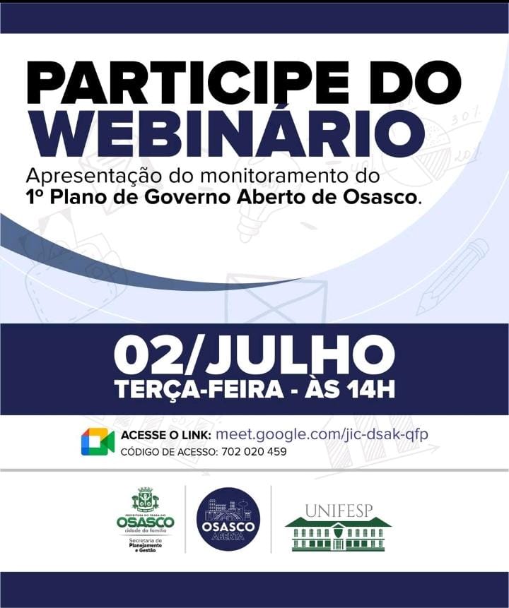 Monitoramento do Plano de Governo Aberto de Osasco