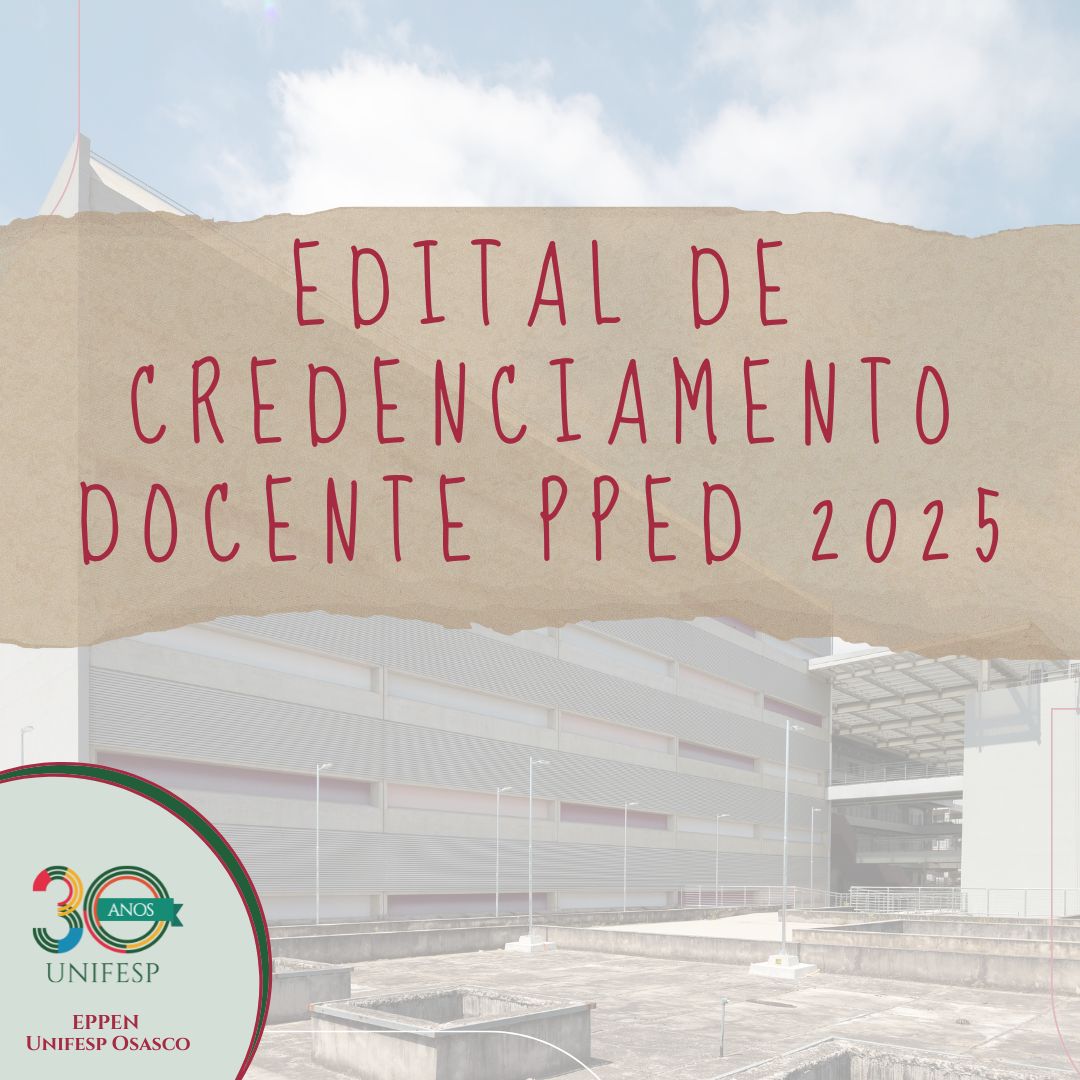 Edital de credenciamento docente PPED 2025