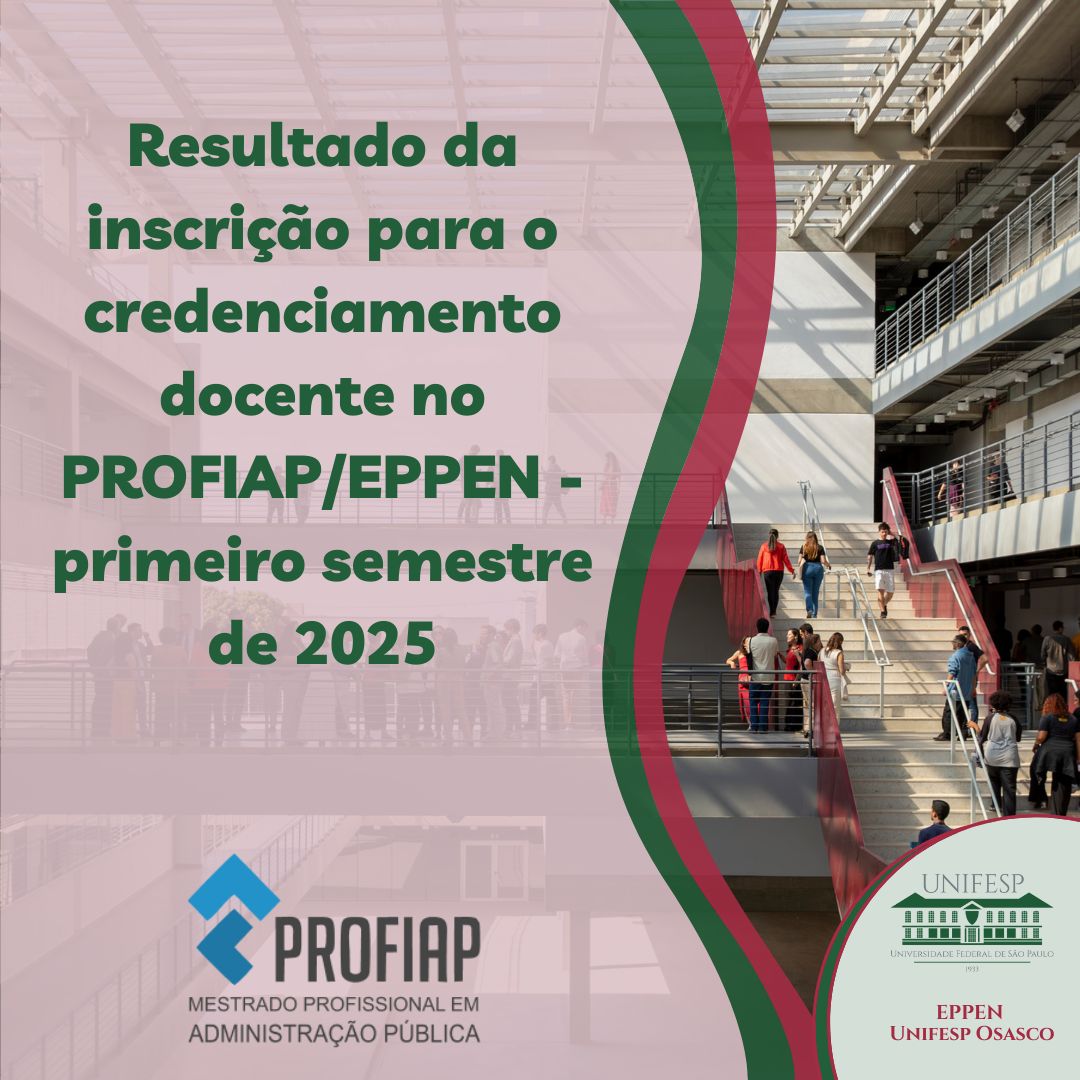 Resultado Edital docente profiap