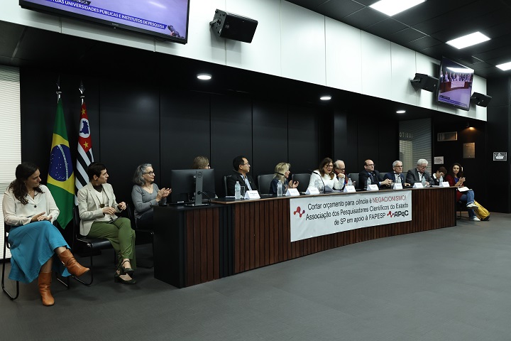 Mesa da Audiência Pública na Alesp (Foto: Marco A. Cardelino/Alesp)