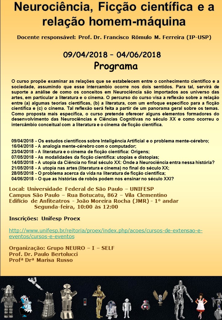 Neurociência Ficção Científica e o Problema Homem Máquina