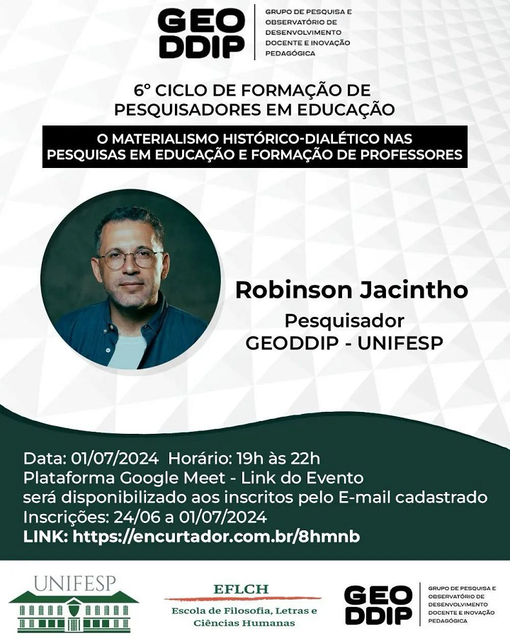 6.º ciclo de formação de pesquisadores em educação