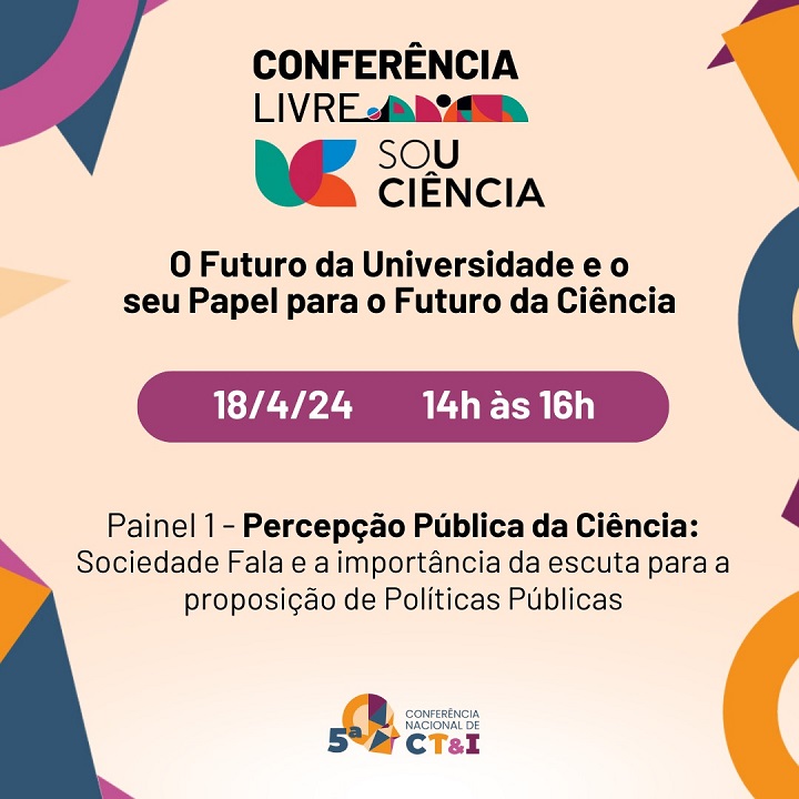 Conferências Livres o Futuro da Universidade e o seu Papel para o Futuro da Ciência dia 18