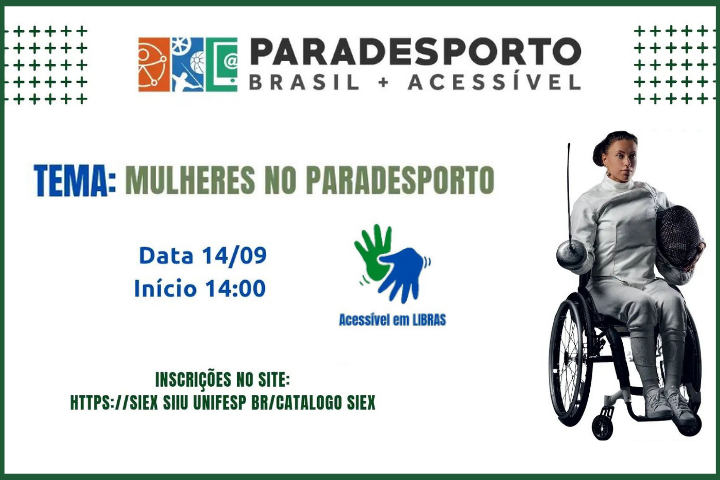 Mulheres no paradesporto Portal com borda