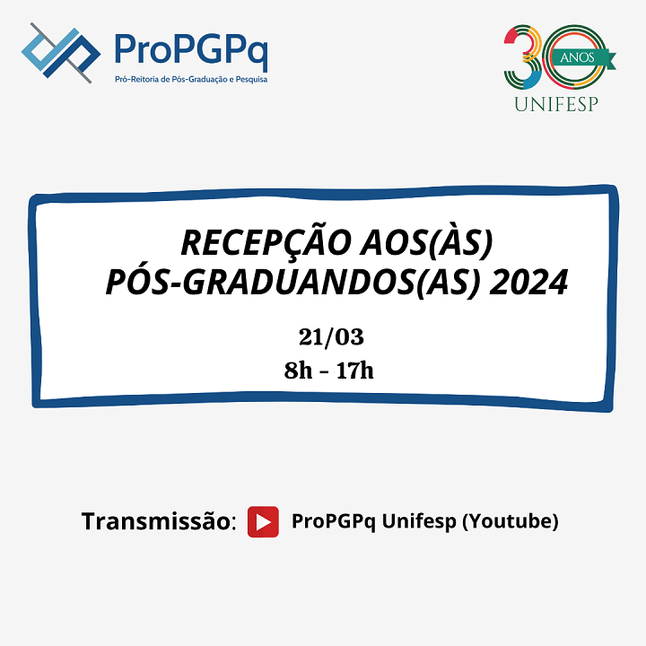 RECEPÇÃO AOSÀS PÓS GRADUANDOSAS