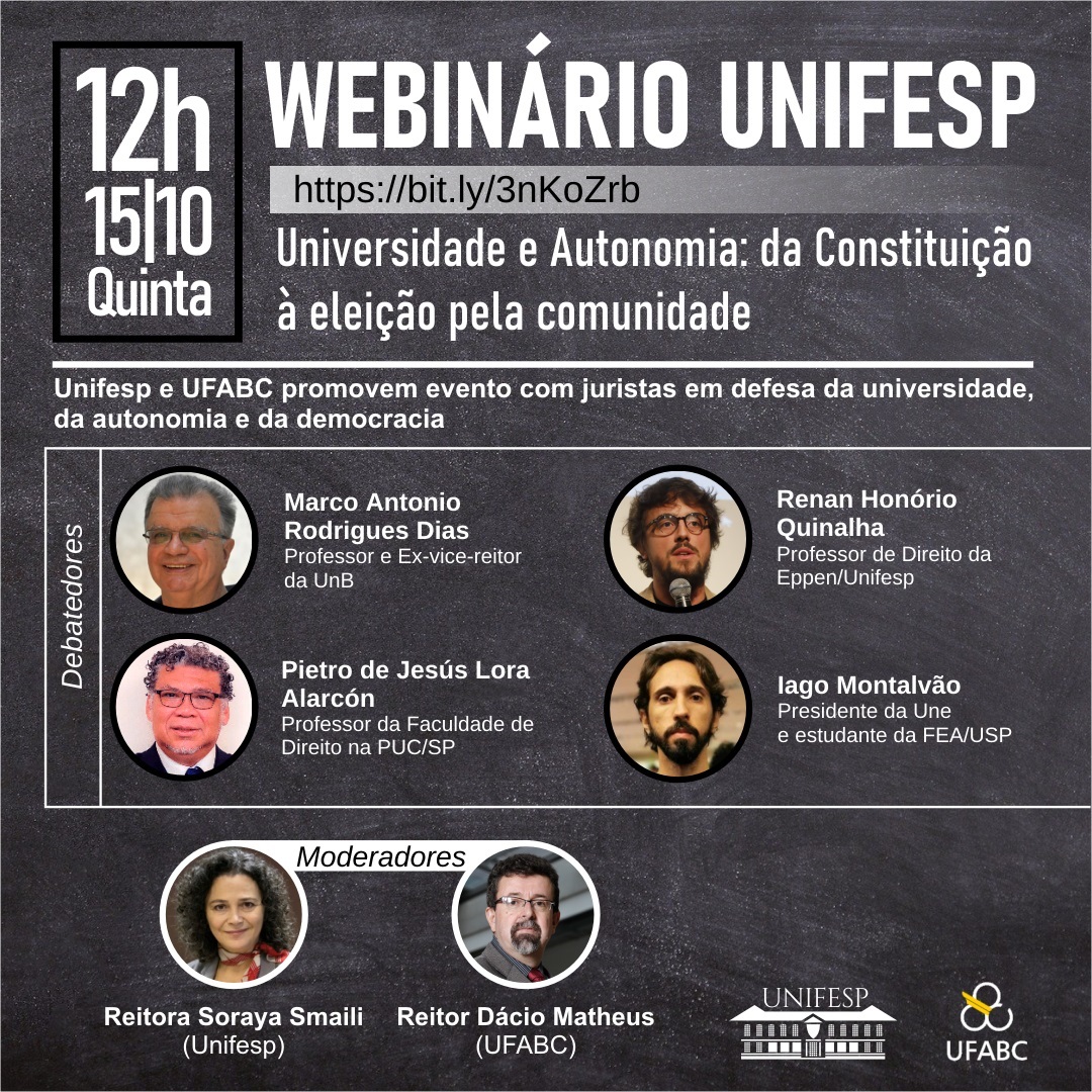 Webinario Autonomia Reitora Instaface