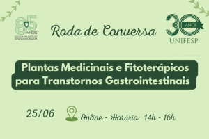 Roda de conversa sobre plantas medicinais e fitoterápicos para transtornos gastrointestinais