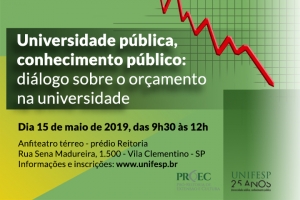 Evento discute o orçamento da universidade