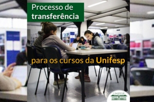 Transferência para os cursos da Unifesp 2020