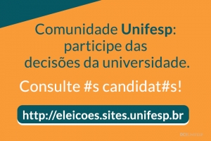 Eleições Gerais da Unifesp - consulte a lista de candidatos(as)