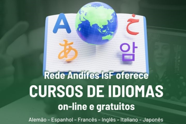 Oferta coletiva gratuita de cursos de idiomas pela rede Andifes IsF