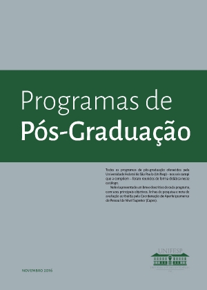 Catálogos Programas de Pós-Graduação