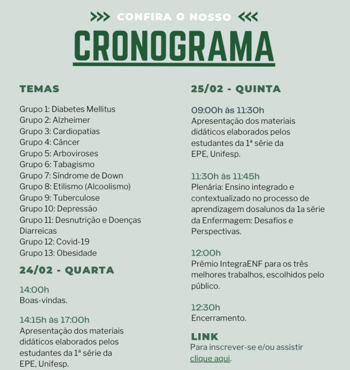 Cronograma IntegraENF