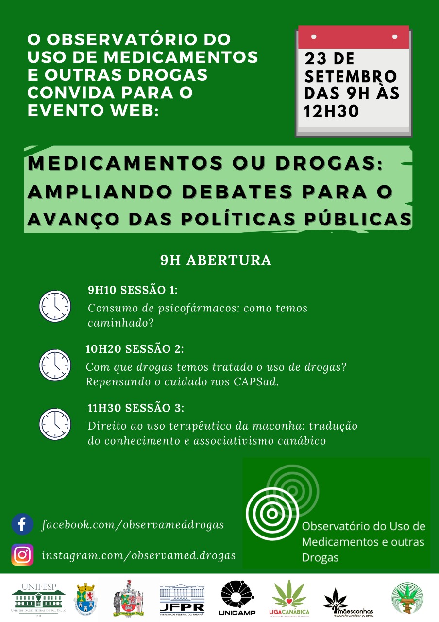 Medicamentos ou drogas ampliando debates para o avanço das políticas públicas