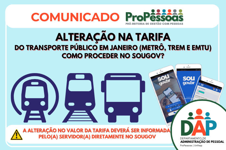 dap aux transporte reajuste metro