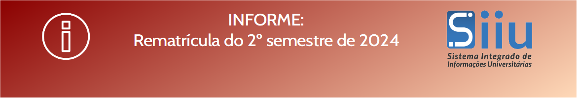 Banner Rematrícula 2 Semestre 2024